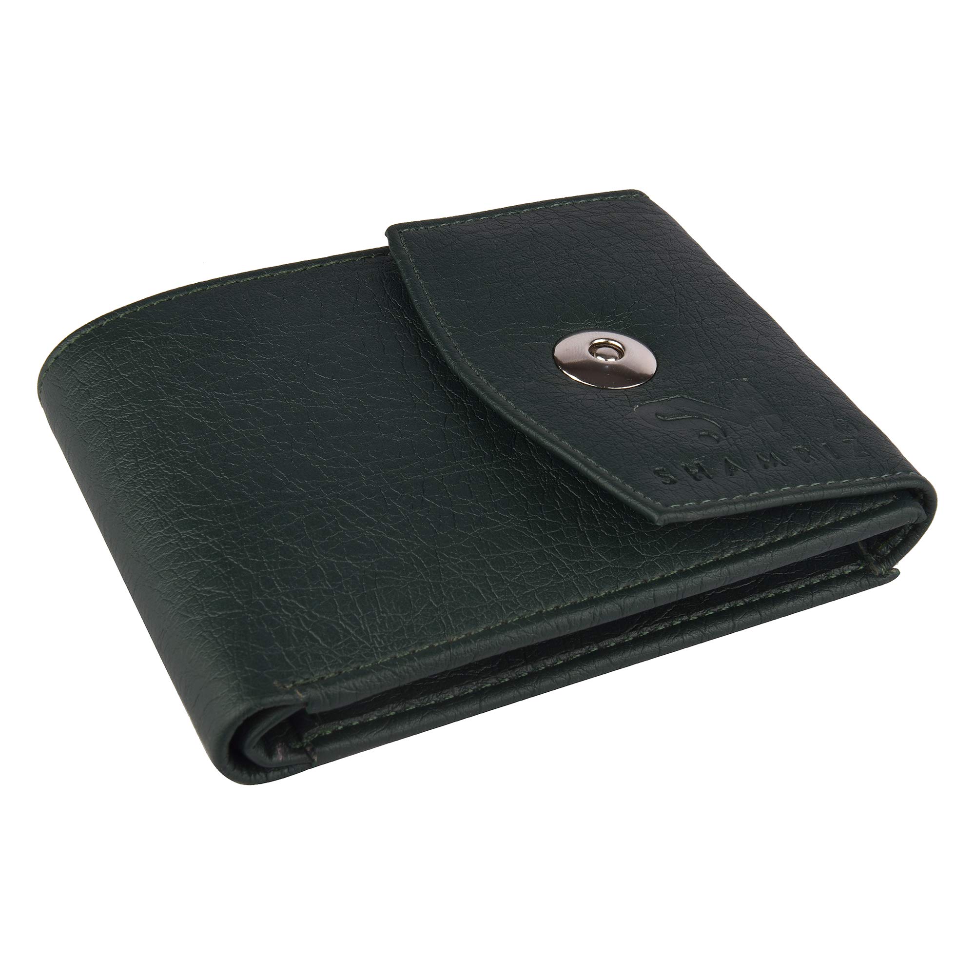 SHAMRIZ Green Polyurethane Women's Wallet (SZ-Women-WLT-GRN) 2