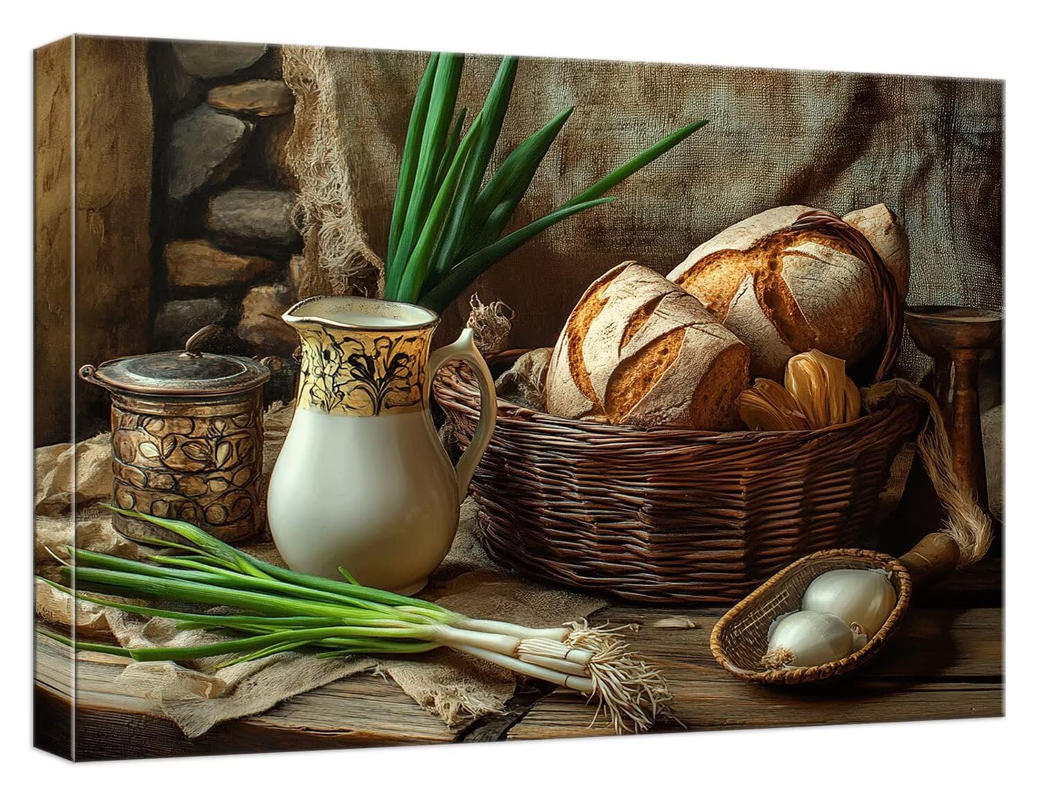 Kuchnia Malowanie po numerach Pan Malowanie według numerów Dzieci, DIY Kolorowanka Dorośli Początkujący Kolor według numerów Zestaw Malowanie pędzlami Pigment Akrylowy na jesień Home Room Decoration