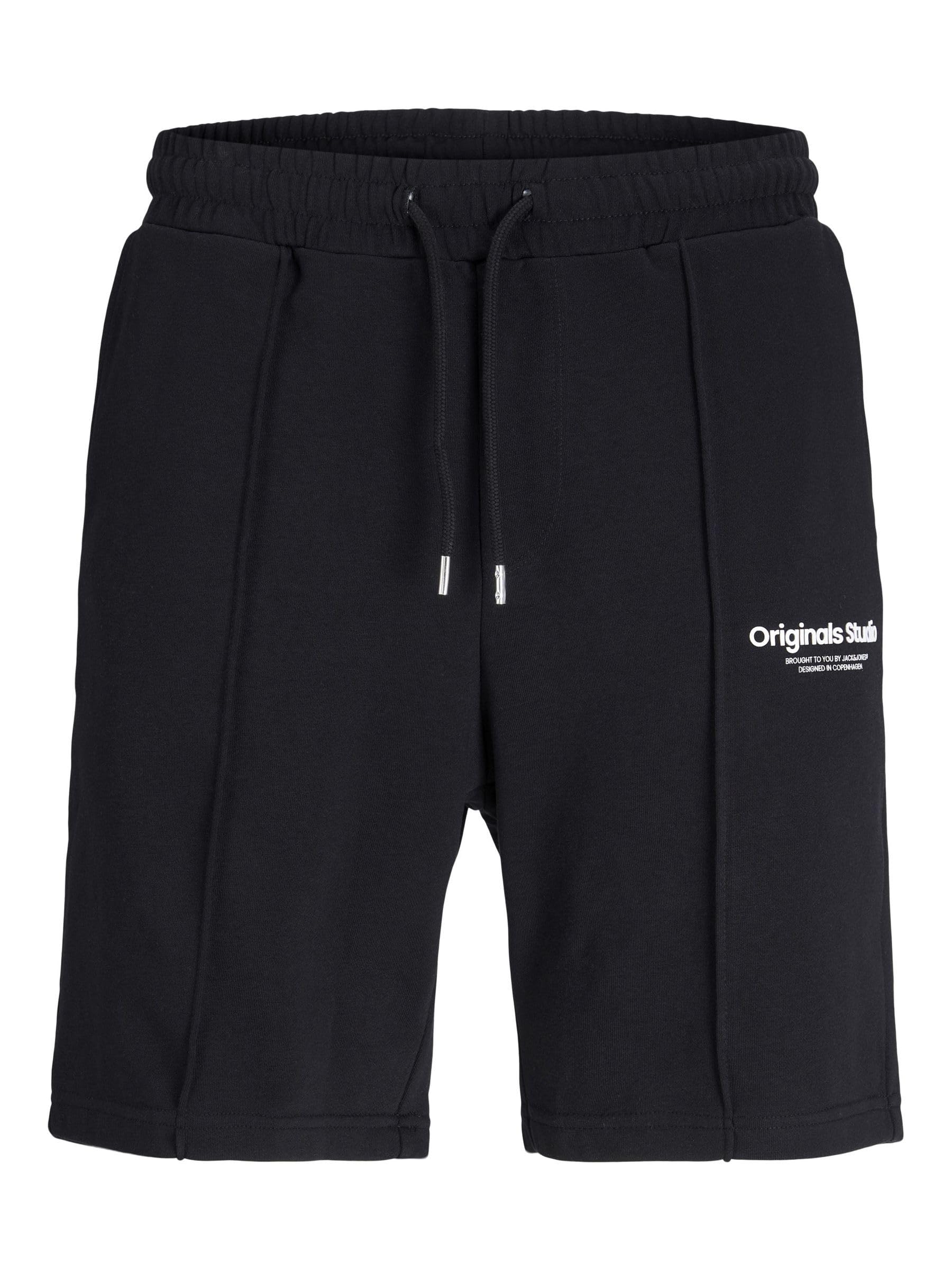 JACK & JONES JPSTKANE JJVESTERBRO Sweat Shorts GMS SN, Black, L