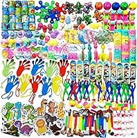 HNSYYF 300-Piece Kids Party Favors Bulk Toys Kit: 21 Varieties for Birthdays, Easter Hunts, Classroom Prizes & Carnivals