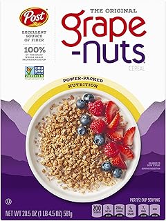 Post, Breakfast Cereal, Grapes Nut, 20.5 Oz