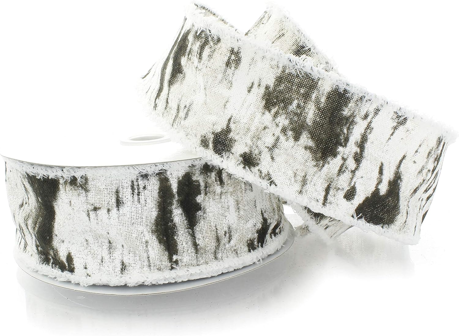 Ribbon Traditions Bark Fringe Edge Wired Ribbon 2 1/2 by 10 Yards