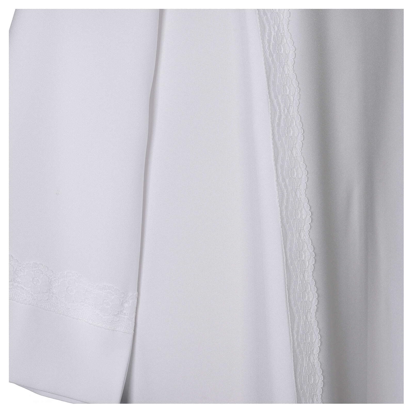 Holyart Vestidos comunión: Cogulla Primera Comunión macramé cinturón moño