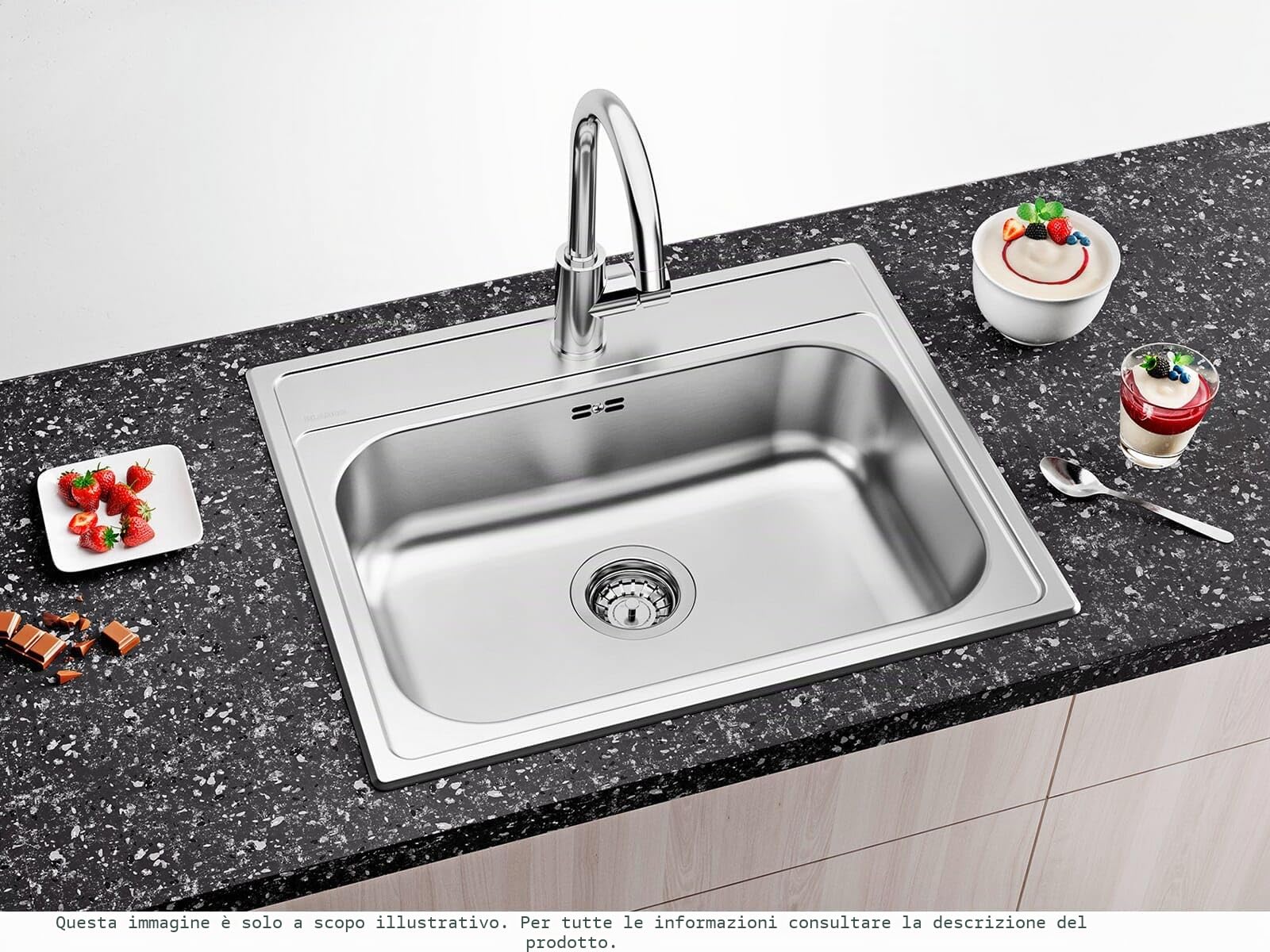 Blanco 525323 | Lavello da cucina in acciaio inossidabile DANA 6 | Colore : acciaio inossidabile