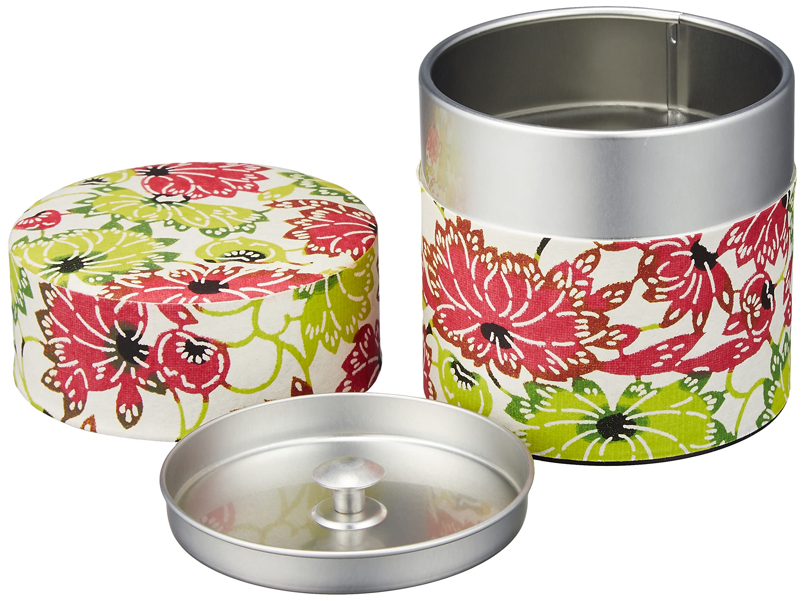 Amazon｜ヤマコー 茶筒 はいからさん S 夏花 88089｜茶筒