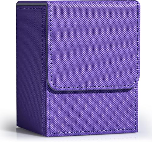 Miniatura 14 de Caja de almacenamiento de cartas ZLCA para cartas de intercambio, caja de cubierta de baraja MTG Commander con capacidad para más de 120 cartas