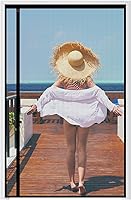 Vista 11 de WochiTV Malla Reversible para Puerta Mosquitera se Ajusta a Puerta de Tamaño 32 x 82, Apertura Lateral Izquierda o Derecha Puerta Mosquitera