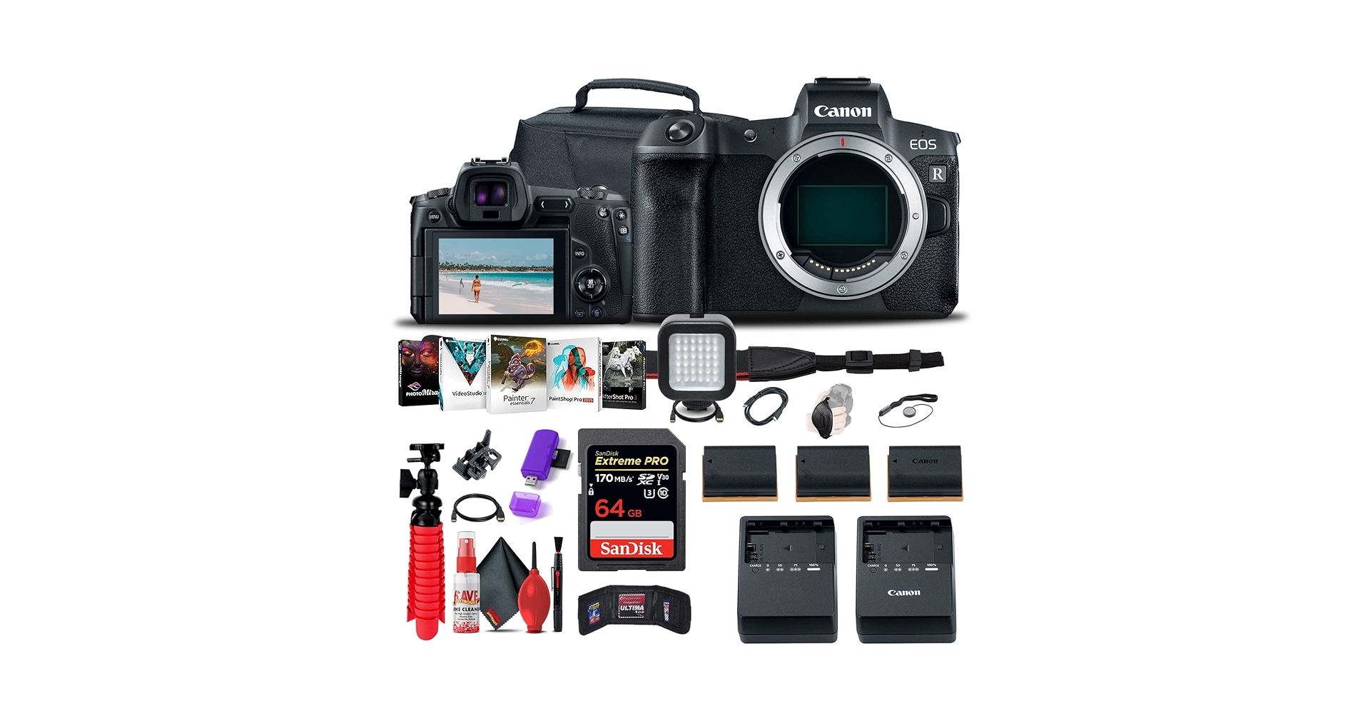 【美品】CANON EOS R Canon EOS R Mirrorless Digital Camera (Body Only) By FedEx