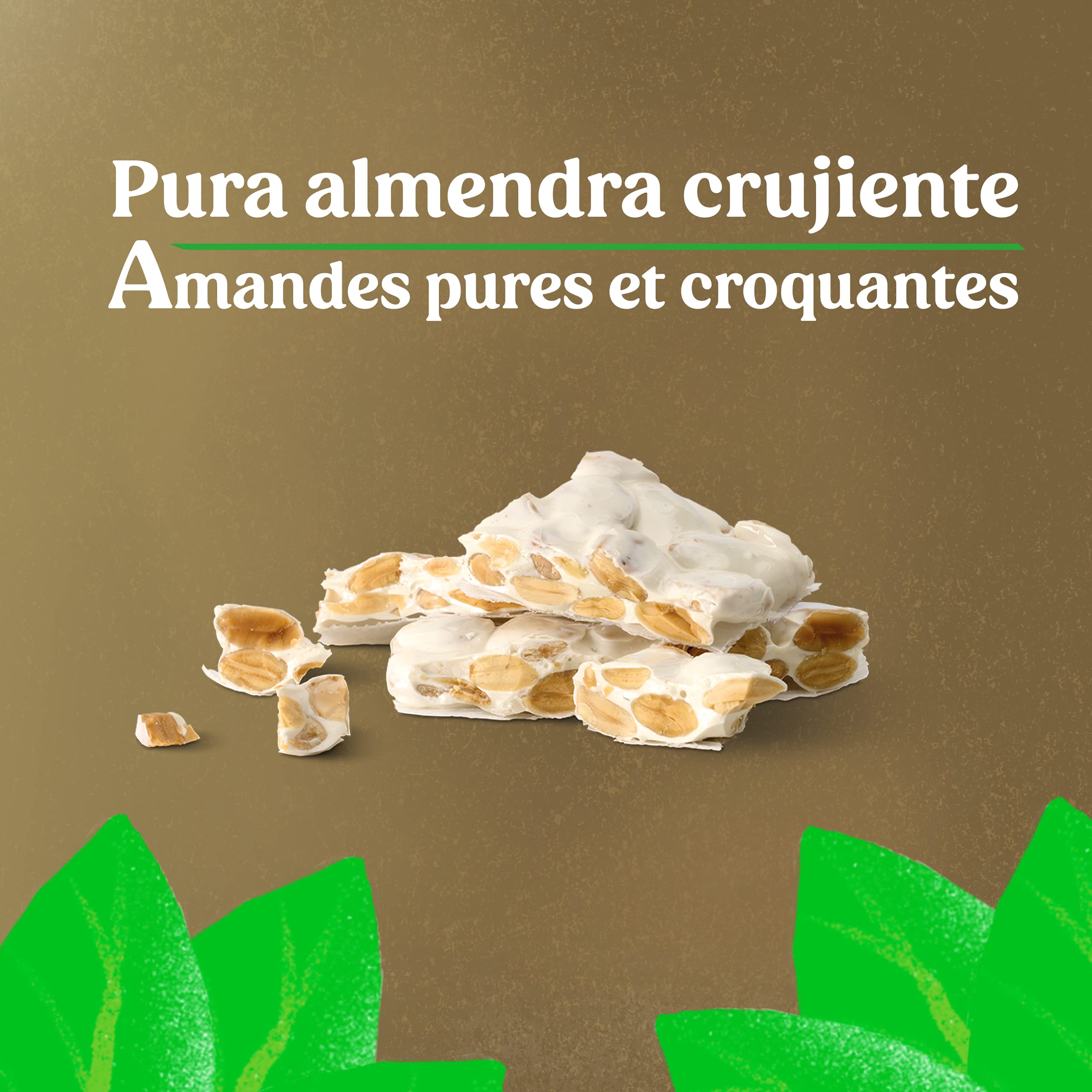 EL LOBO Turrón Duro Imperial Sin Azúcar Añadido Almendra Clara de Huevo 200g