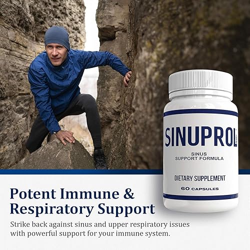 Miniatura 6 de Nexus Fórmulas sinuprol - Fórmula natural para alivio de los senos nasales para molestias estacionales y goteo posnasal suplemento herbario de