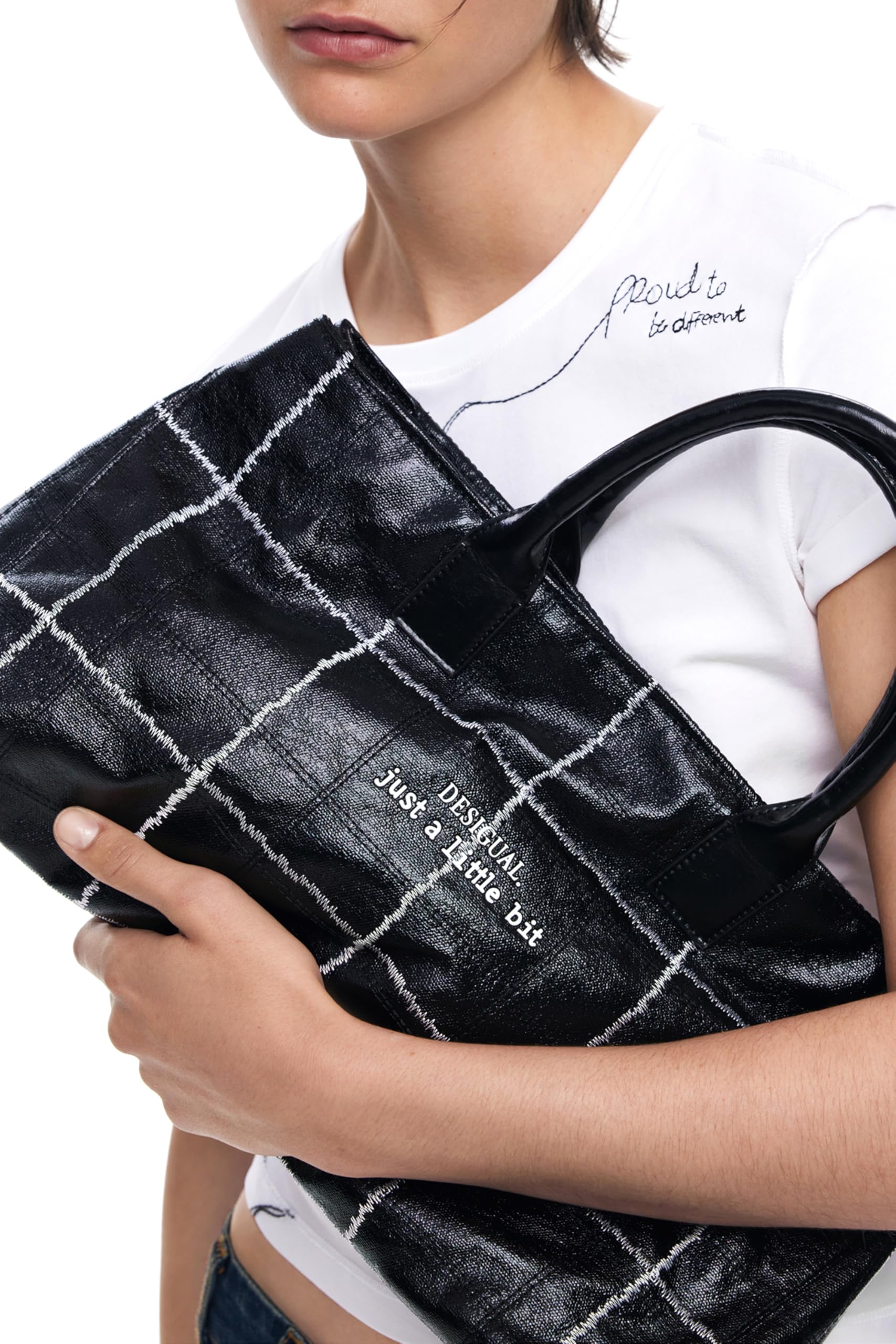 Desigual borsa shopper borsa a tracolla Mai-Tai Shopping Bag Black nero