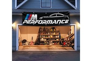 BMW M Power Flag - 2x8 ft Large Racing Flag for Car...