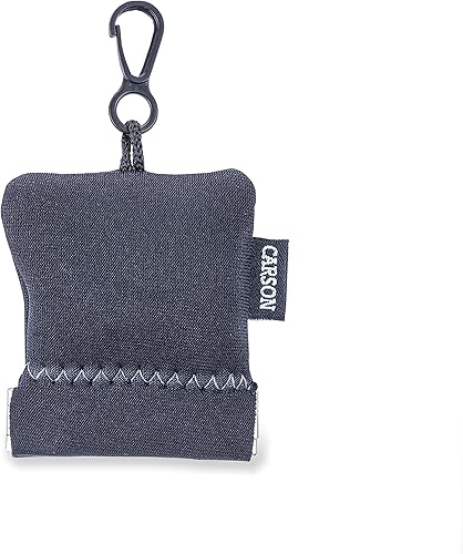 Miniatura 2 de Carson Stuff-It Pro - Sistema de limpieza de tela de microfibra para lentes, color negro (SN-80BKAM), Pro (versión más grande)