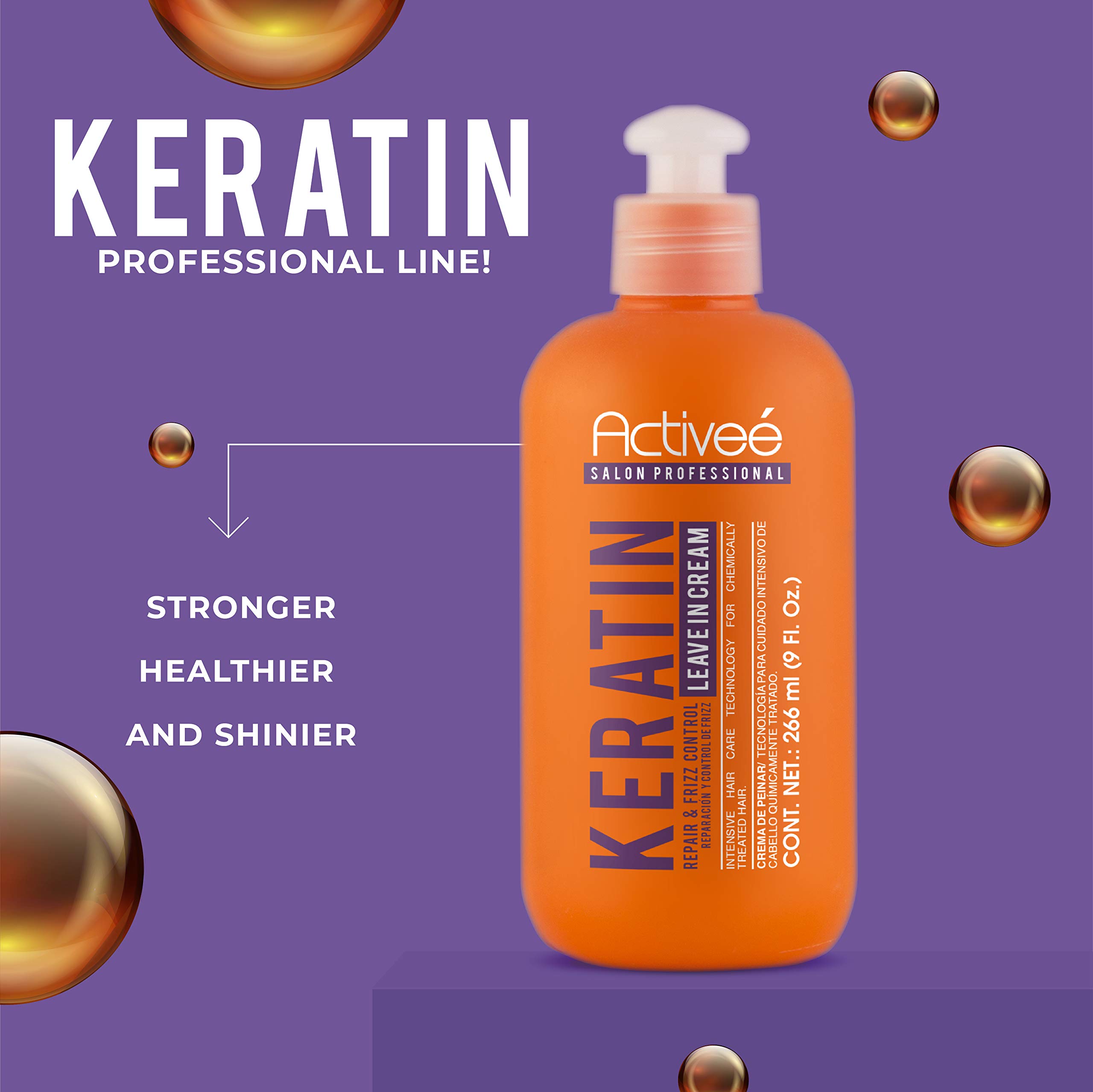 Queratina Leave en 225 ml | Protección para tu cabello contra las herramientas de peinado calientes