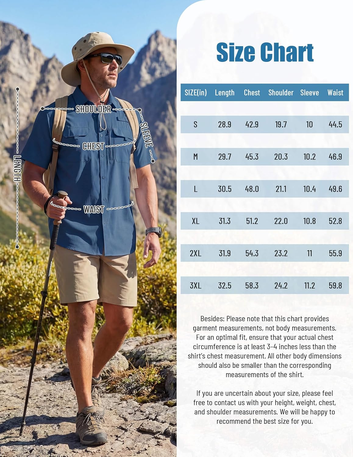 WULFUL Men's Sun Protection Fishing Shirts UPF 50+ Lightweight Quick Dry Cooling Short Sleeve Shirts for Work Hiking Safari