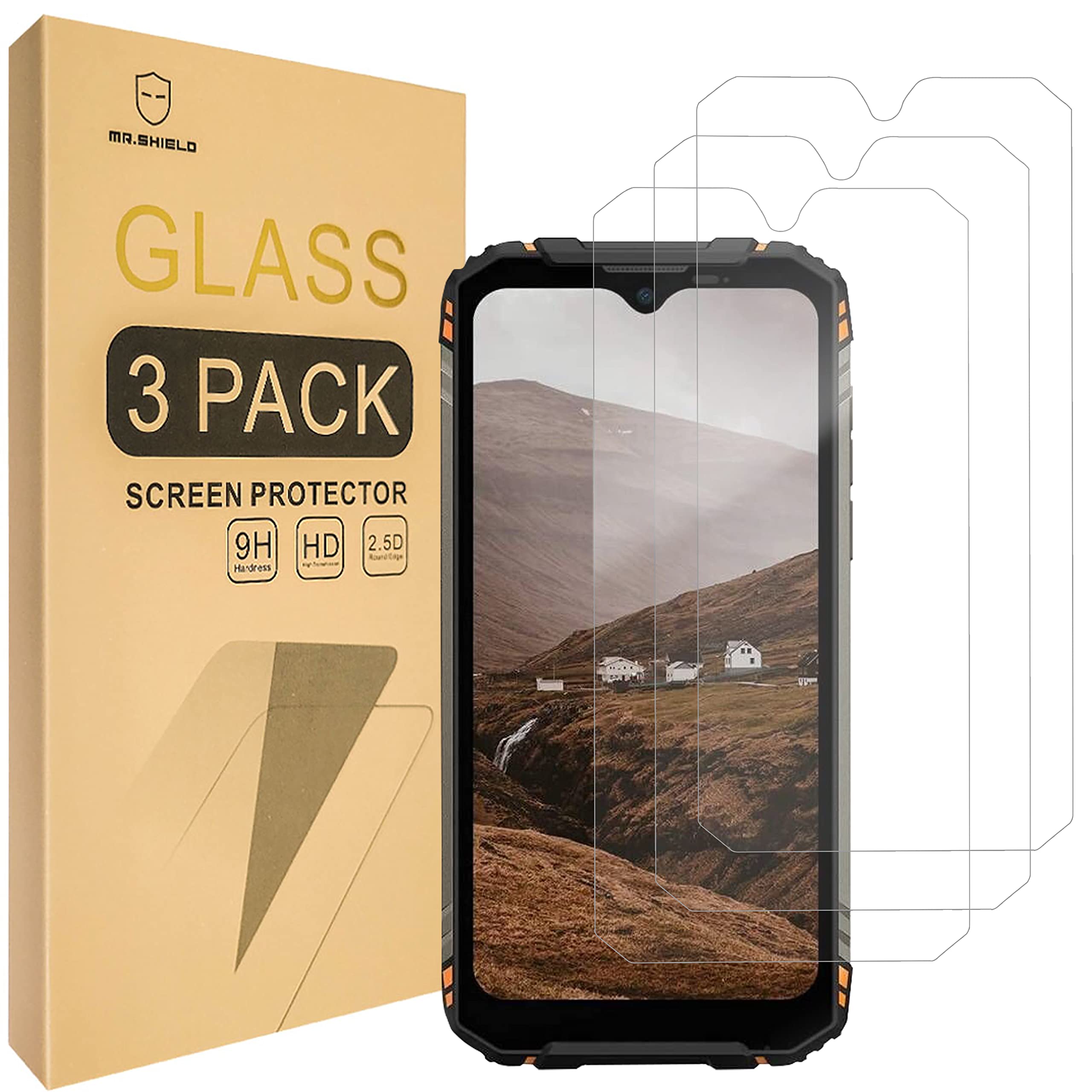 Doogee Mr Shield Glass Screen Protector [3-Pack] Screen Protector