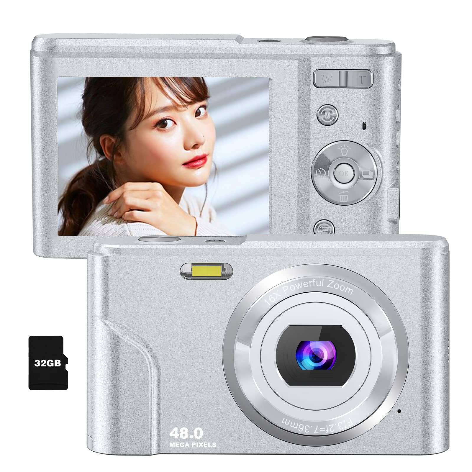 ❤️即日発送❤️デジタルカメラ オートフォーカス 1080P 4800万画素 Amazon | Zostuic デジタルカメラ オートフォーカス 1080P 4800