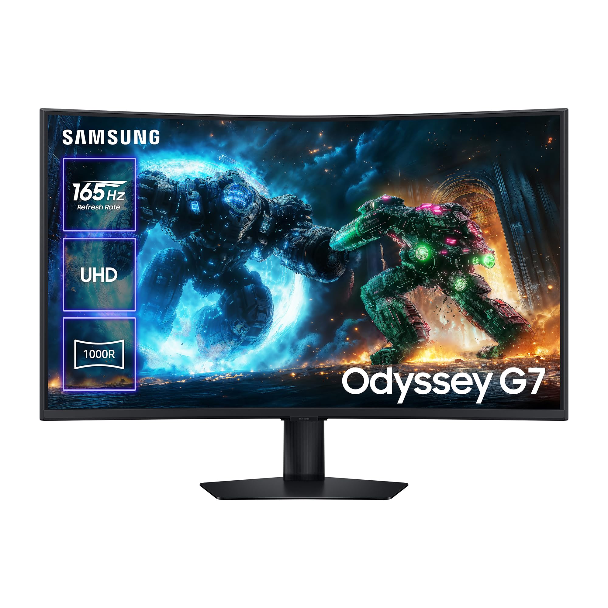 Samsung LS37FG756EUXEN - Monitor Gaming Odyssey G7 de 37" 4K (3,840 x 2,160, 16:9, 165Hz, 1ms, Panel VA, FreeSync Premium Pro, Modo Eye Saver, Flicker Free), Negro, Versión 2025