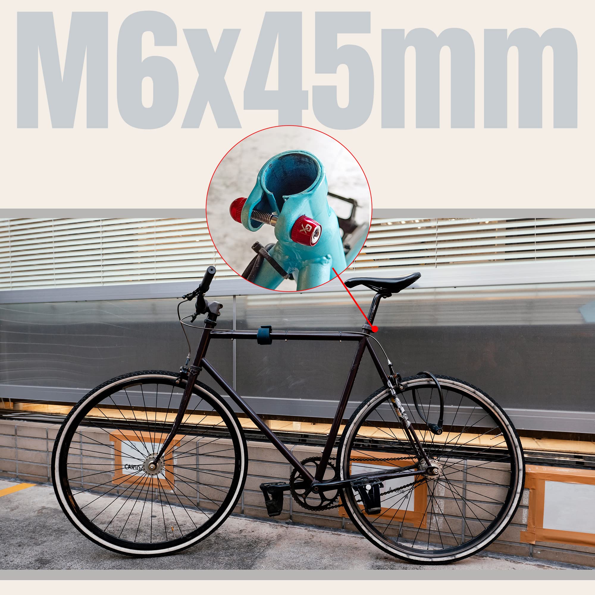 Amazon | ONIPAX 自転車盗難防止ロック バインダーボルト 合金シート