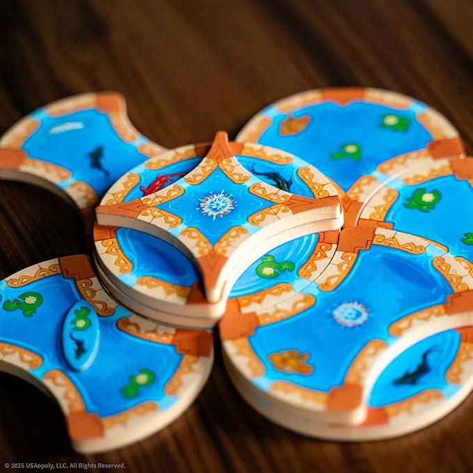Fountains Board Game - Juego de Mesa de Estrategia y Apilamiento miniatura 7