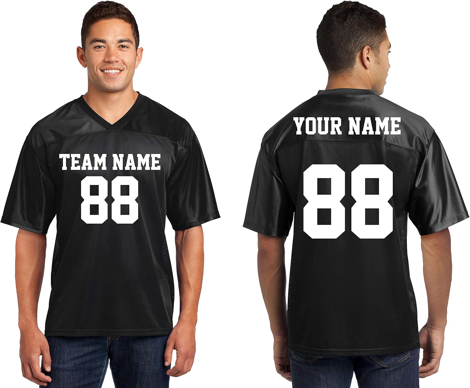 Custom 2-Sided Jerseys for Men - Design Personalized T-Shirts, Tailored Team Uniforms, Unique Sports Apparel for Any Event