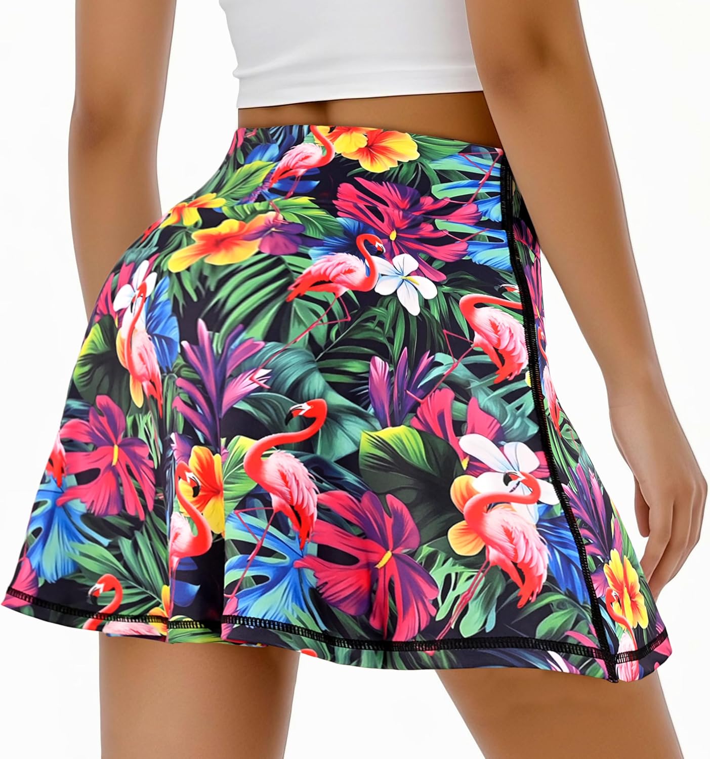 Women's Tennis Golf Skirts High Waisted with Pockets Inner Shorts for Athletic Skorts Workout Running Pickleball