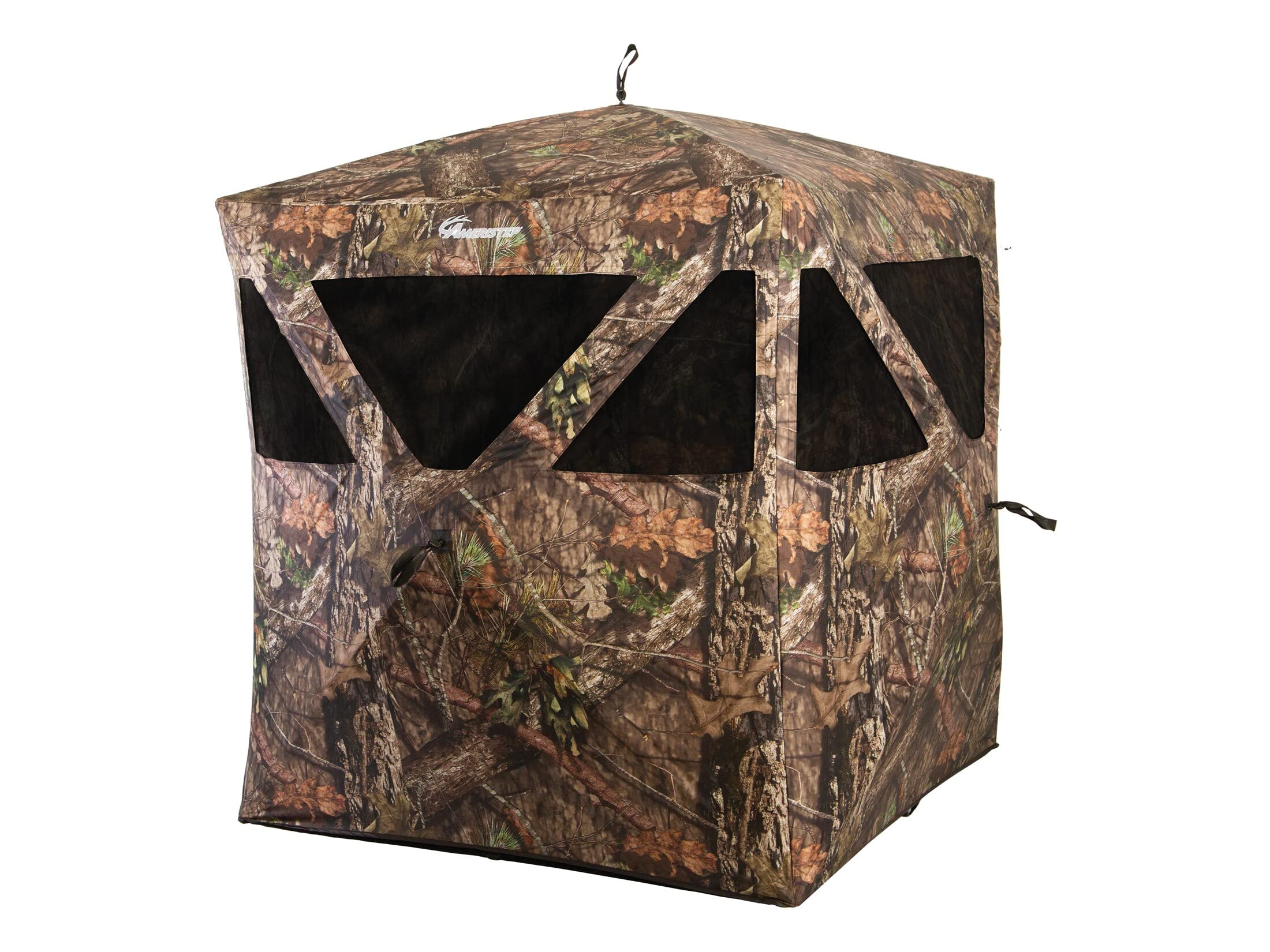 Ameristep Caretaker Run & Gun Hunting Blind | Lightweight 2 Person Ground Blind in Mossy Oak Break-Up Country, One Size