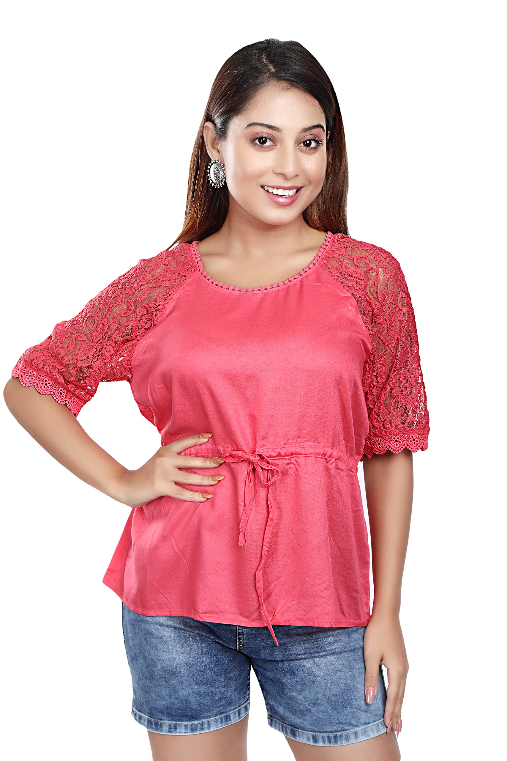 Goodpoint Stylish Pink Women Top Newtop_10-picture-52