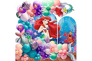 Mermaid Theme Party Decoration Balloon Garland Set
