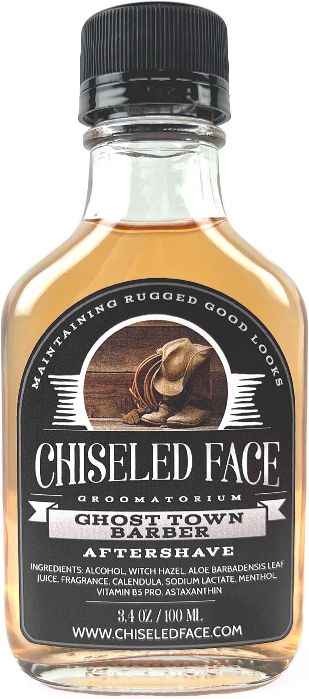 Ghost Town Barber Aftershave Splash by Chiseled Face Groomatorium - Handmade, Small Batch, Luxury Grooming Products