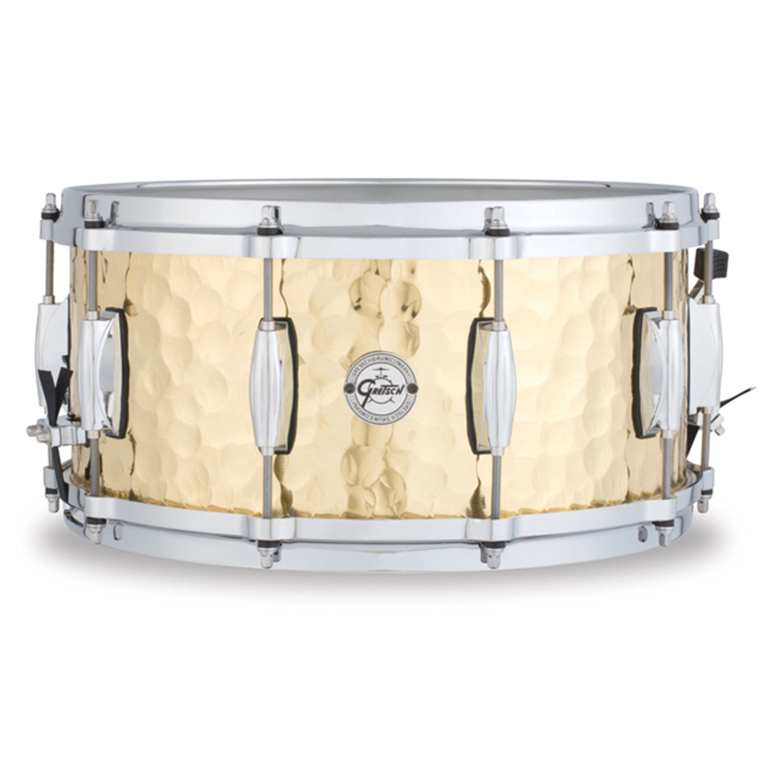 Drums Full Range Series S1-6514-BRH 6.5x14" Hammered Brass Snare Drum