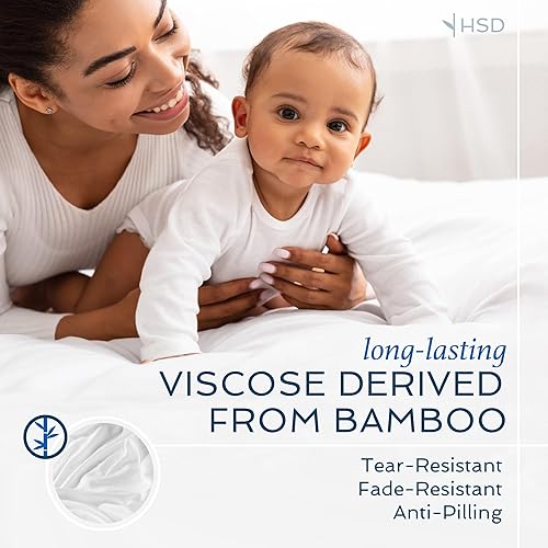 Miniatura 7 de Hotel Sheets Direct - Sábanas de 100% viscosa de bambú, tamaño individual XL, refrescantes, con laterales profundos, suaves y sedosas, color arena