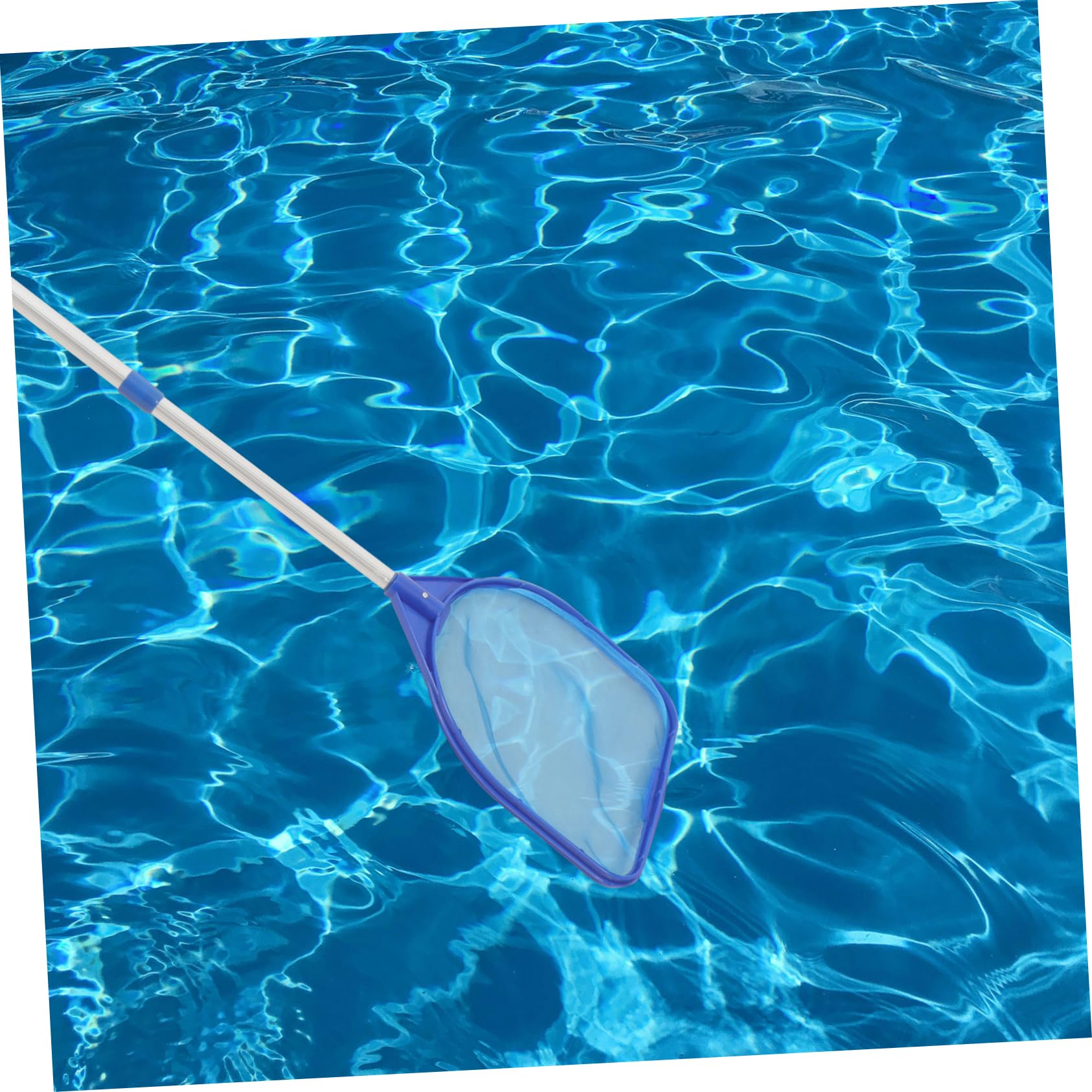 PartyKindom Limpieza de Piscina y Estanque con Mango Extensible Multiusos para Recoger y Peces para de y