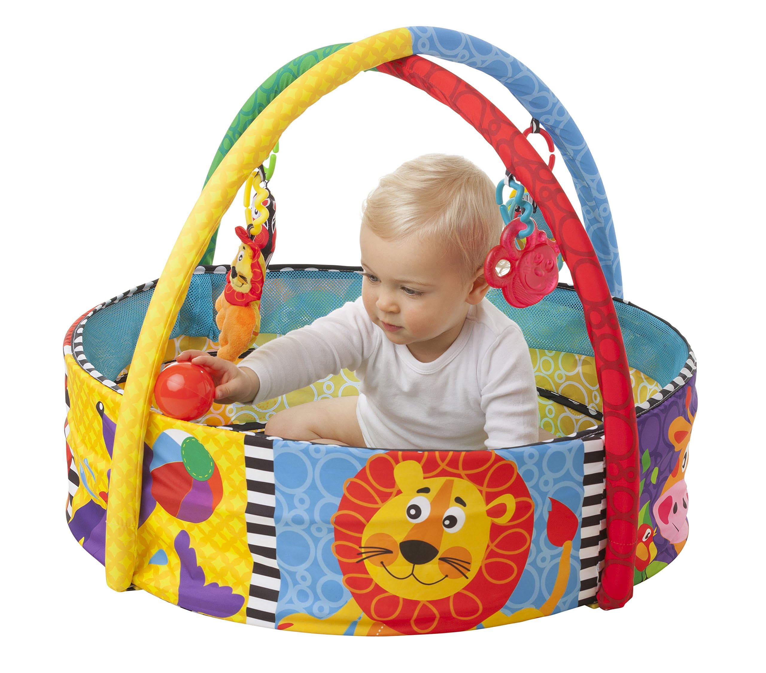 Playgro 0184007 - Playset con bolas, diseño safari