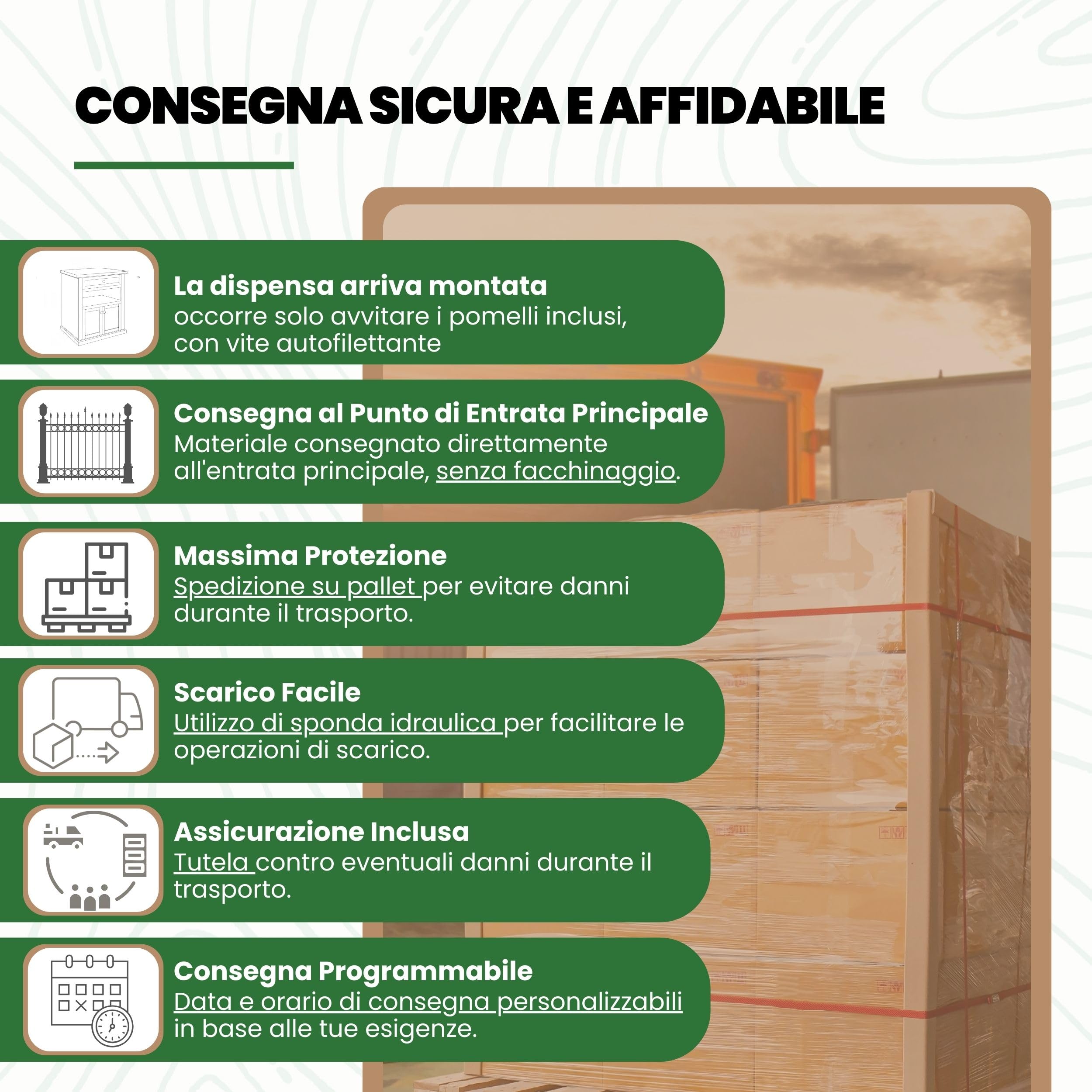 Mar.c.a. Design - Mobile Dispensa Arte Povera in Legno 80x42x153 cm - Dispensa Credenza per Cucina con 10 Cassetti e 2 Ante - Made in Italy