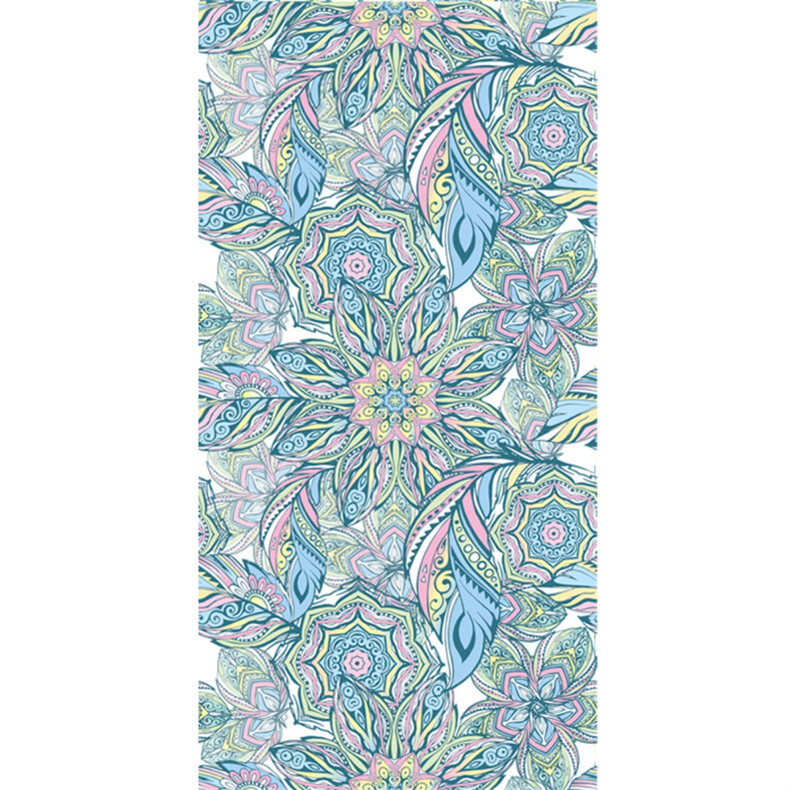 Pellicola per vetri oscurante,Pellicola privacy finestre,anti-peeping,Autoadesive,Anti-UV,fiore colorato ,Ideale per Ufficio Camera da Letto Sala(90cmx200cm)