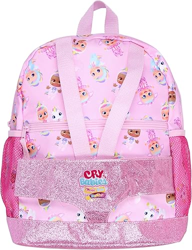 Miniatura 4 de Cry Babies Magic Tears Personajes Portabebés Mochila de doble compartimento
