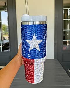 Live Love Gameday - Rhinestone Football 40 oz Tumbler main image 0