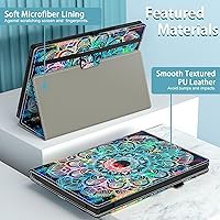 Vista 4 de Funda para la nueva Yaxa Fire HD 10 (solo apta para la 11ª generación, lanzamiento 2021) y la tablet Fire HD 10 Plus, funda plegable y delgada