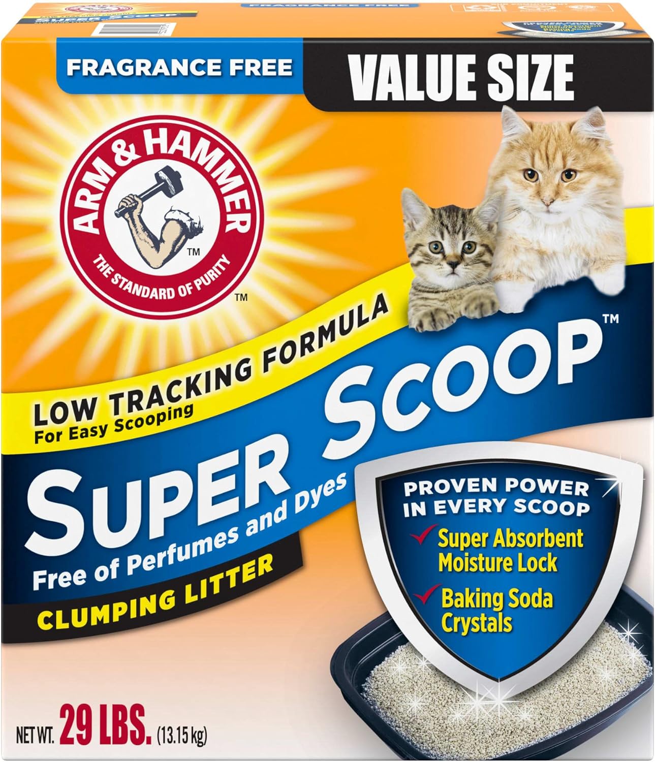 Arm & Hammer 40097512: Litter Super Unscented 29 Lbs