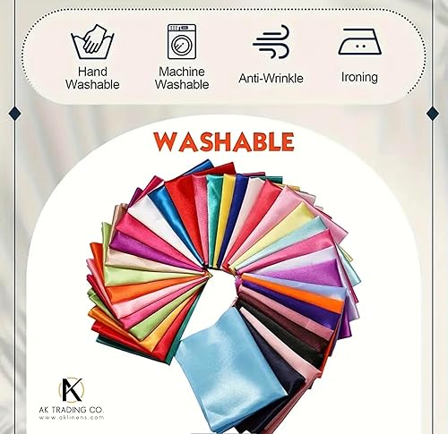 Miniatura 5 de 60 pulgadas de ancho - por yarda - Tela de satén nupcial Charmeuse para bodas, ropa, manualidades, decoración, disfraces (Rosa, 5 yardas)