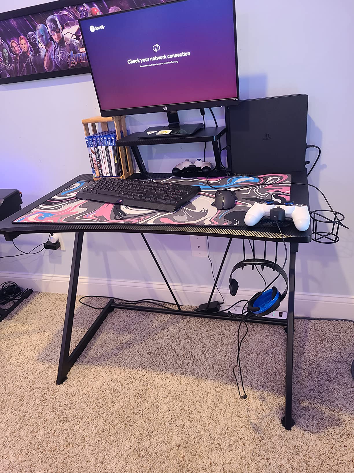 12/mo Finance Cirstore Gaming Desk 39 Inch Computer Desk Gaming