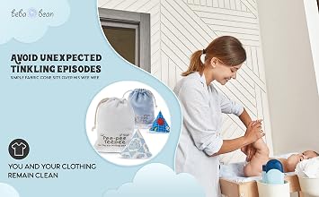 Pee-pee Teepee Terry Blue - Cello Bag,5 pack
