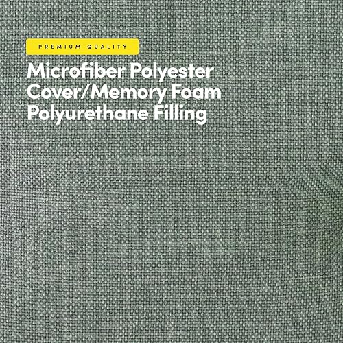 Miniatura 289 de Sweet Home Collection Cojines de espuma viscoelástica para silla, goma antideslizante y parte trasera de goma antideslizante en forma de U de 17 x