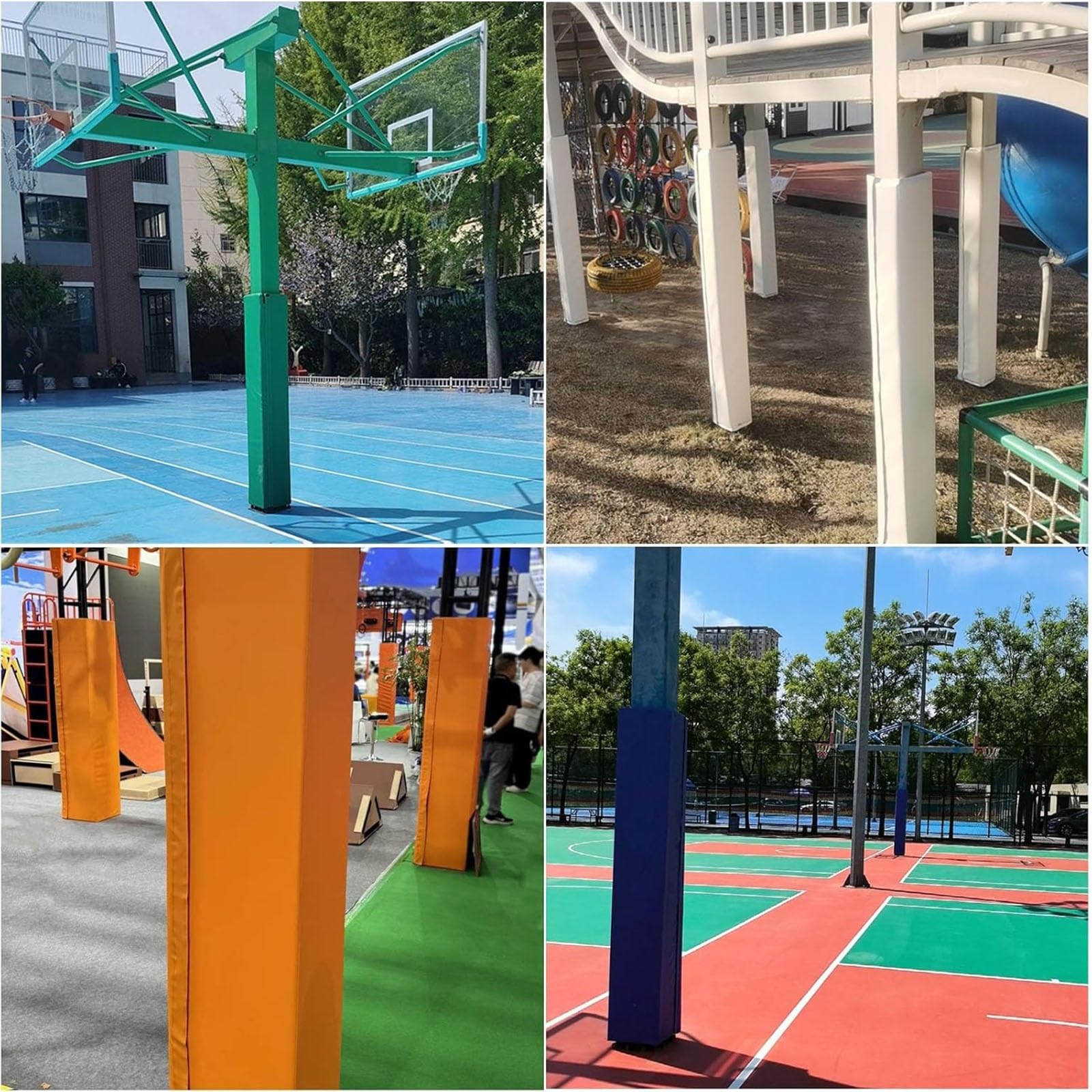 Cuscino di ricambio per canne da basket all'aperto, imbottito per patio, comodo supporto per gli appassionati di sport, ideale per giochi in giardino
