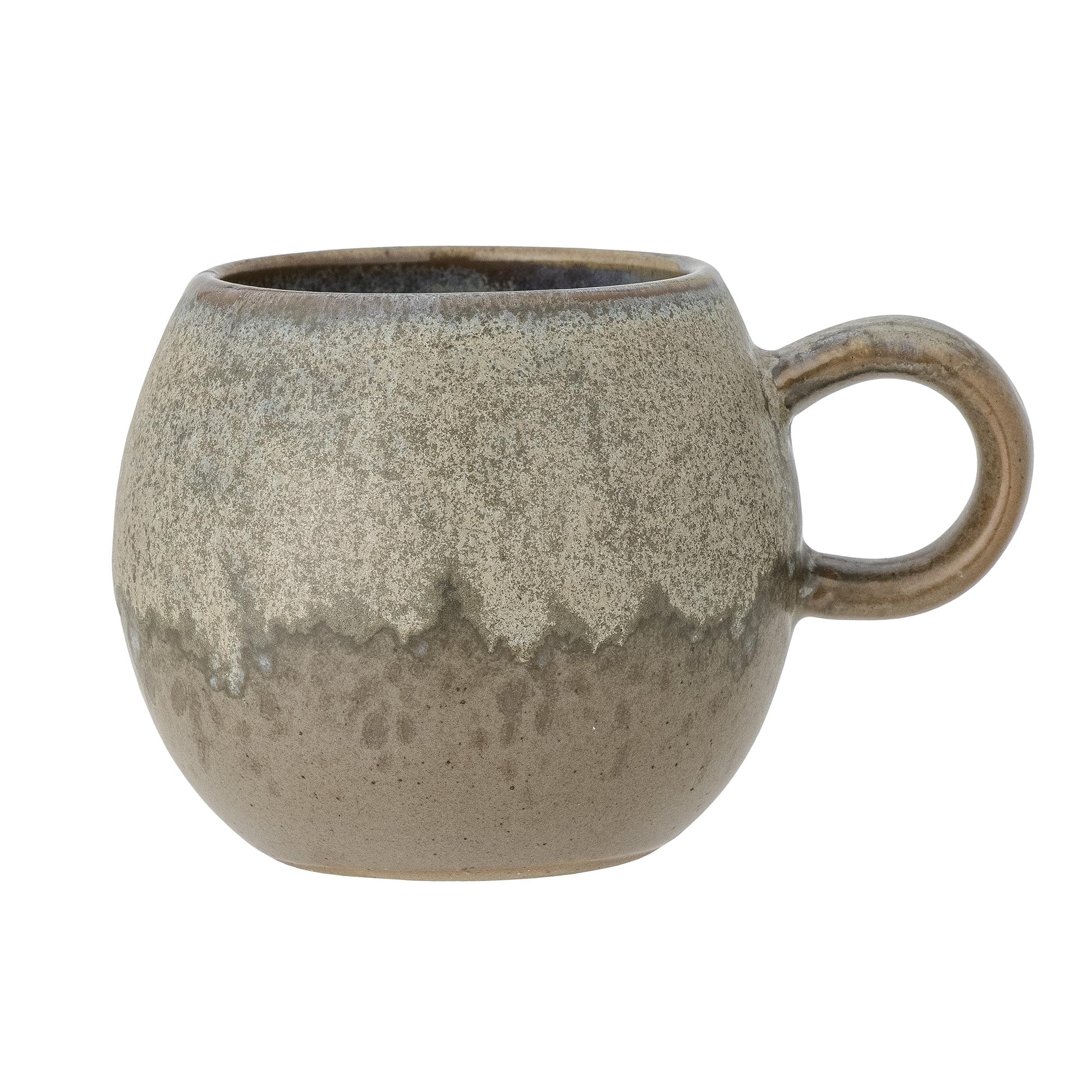 Bloomingville Tazza Paula In Gres, 275 Ml, Diametro 9 Cm, Altezza 8 Cm, Lavabile In Lavastoviglie, Design Danese Blu/Verde - 5