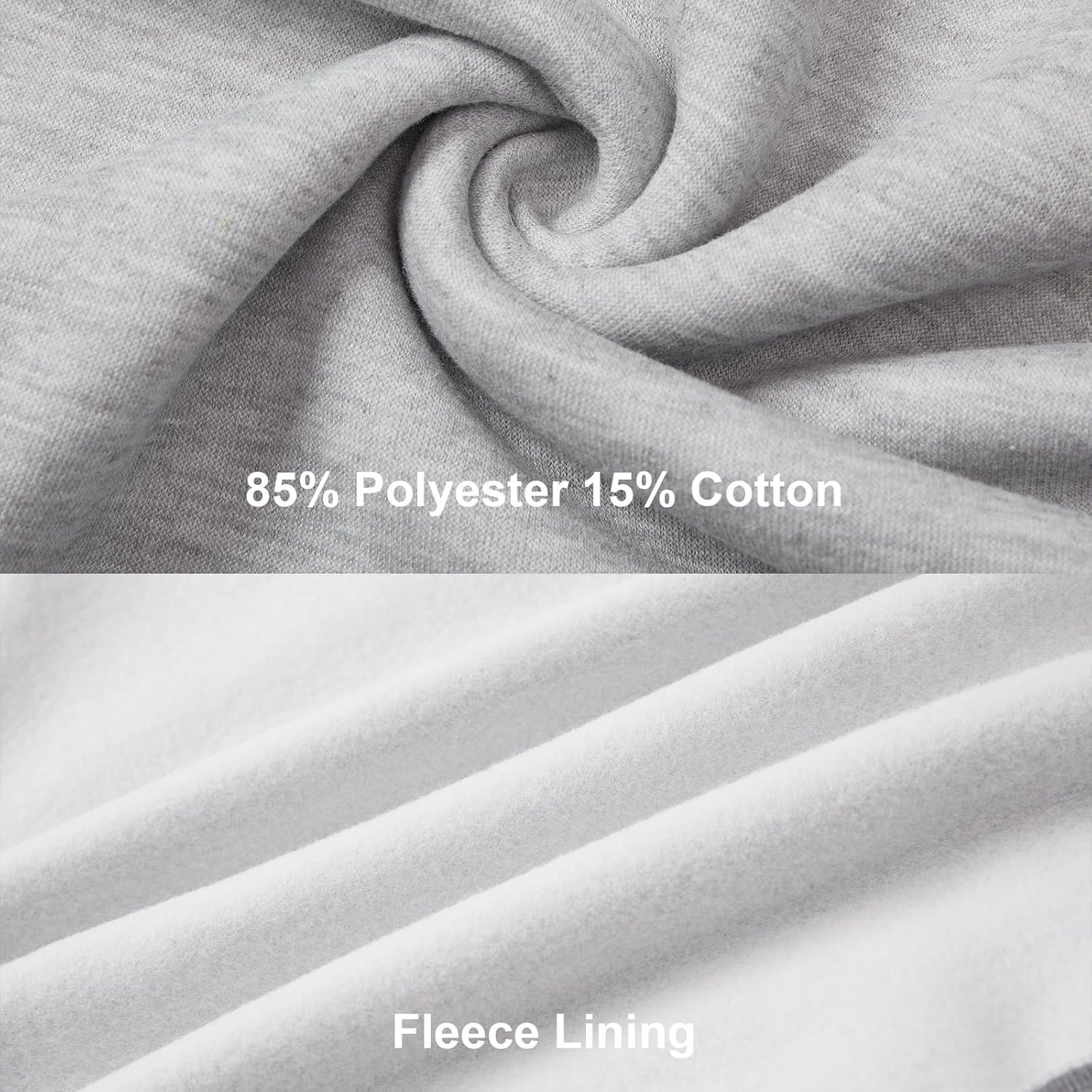 Fleece Hoodies Sweatshirts for Men,2/3 Pack Patchwork Athletic Workout Hooded Pullover With Kangaroo Pocket - Image 5