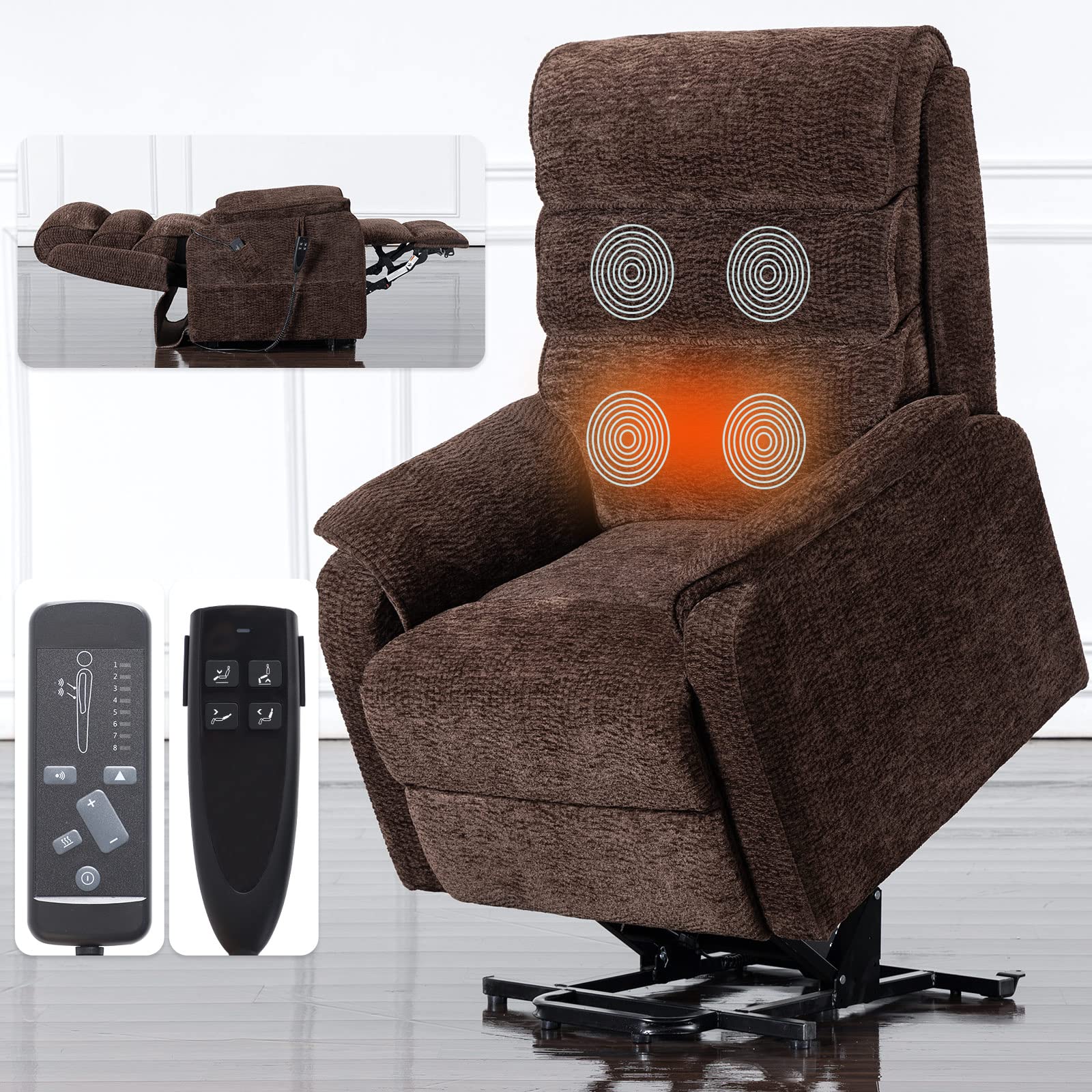 Buy Irene House 9188 Dual OKIN Motor Lift Chair Recliners for Elderly