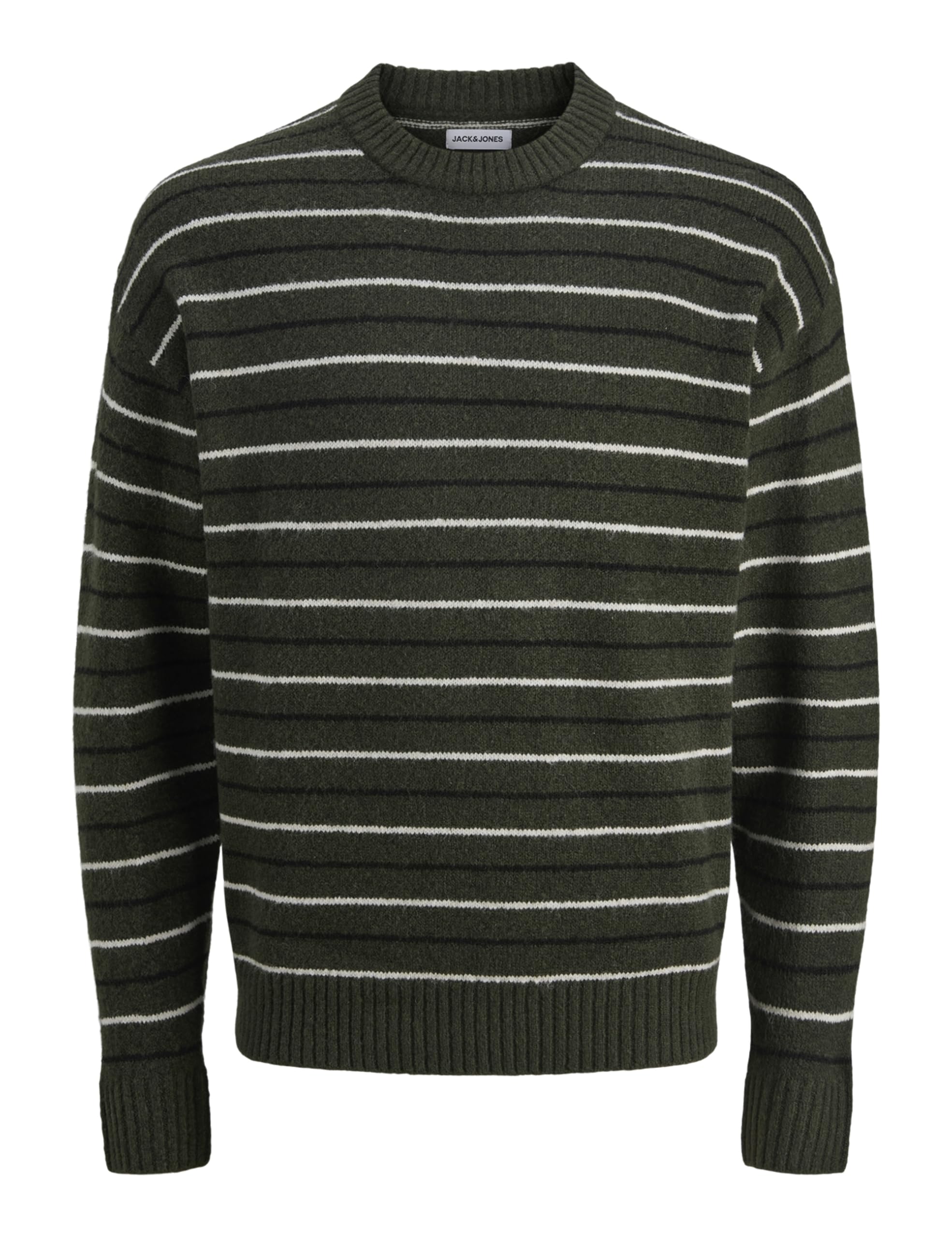JACK & JONES Jjsoho Ollie Stripe Knit Crew Neck para Hombre