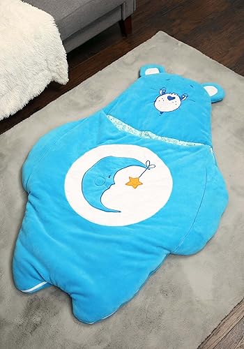 Miniatura 3 de FUN.COM Saco de dormir de oso de cuidado para niños, saco de dormir con oso de cuidado azul, suave, acogedor y cálido para niños y niñas, ST